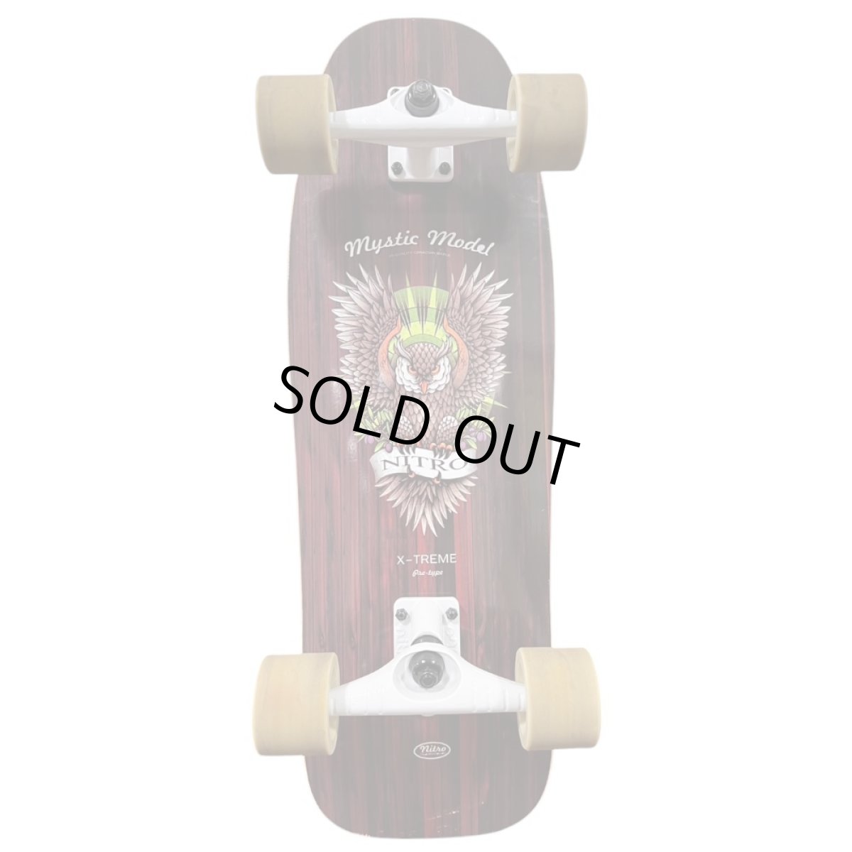 画像1: 【試乗車中古品】サーフスケート NitroSK8 スケートボード コンプリート Mystic（ミスティック）モデル 29.5 x 9.5インチ (1)