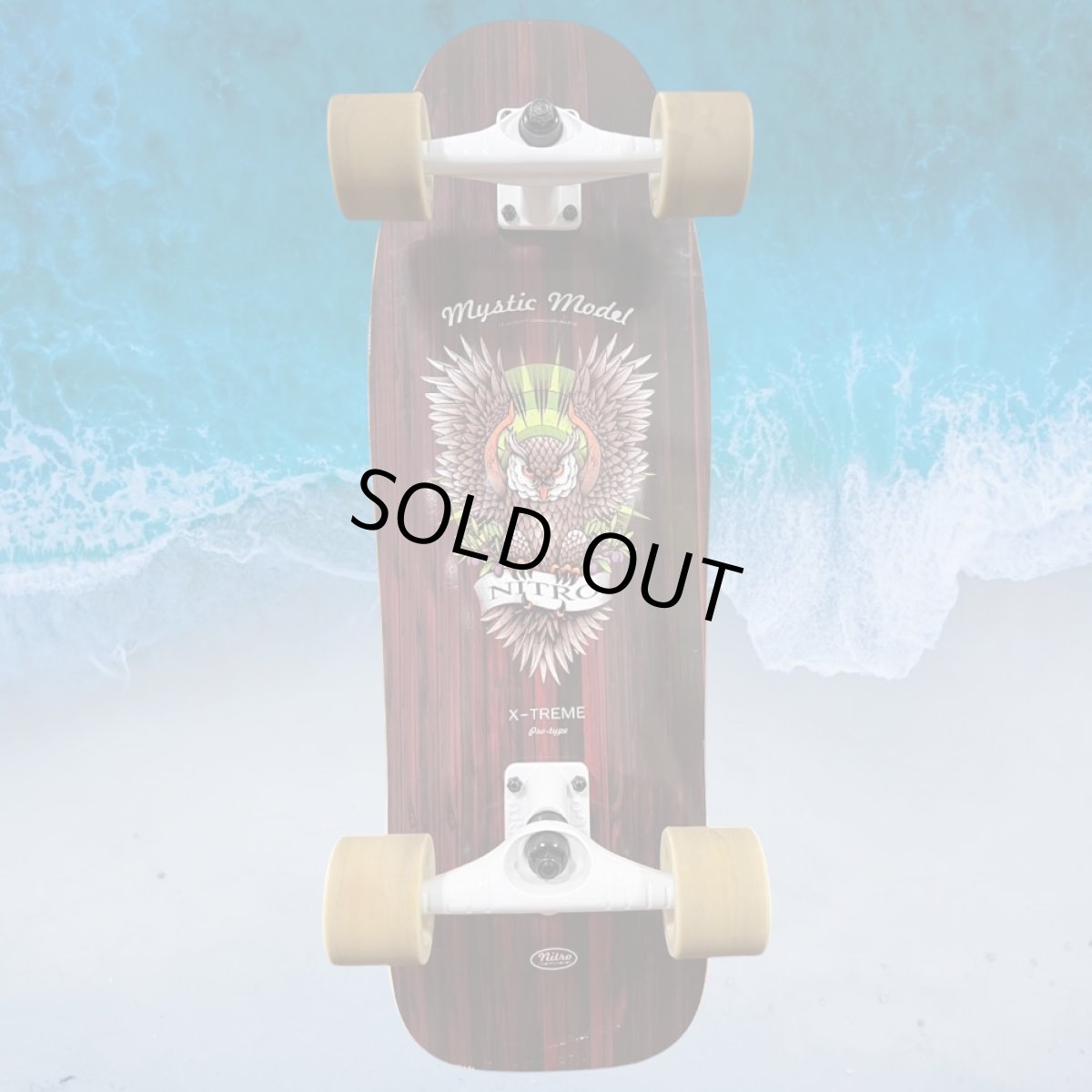 画像2: 【試乗車中古品】サーフスケート NitroSK8 スケートボード コンプリート Mystic（ミスティック）モデル 29.5 x 9.5インチ (2)