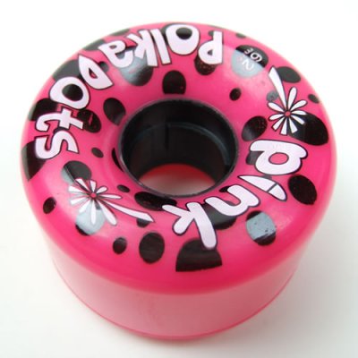 画像1: Abec11　Pink Polka Dotウィール62mm／78a ウィール1個単位販売