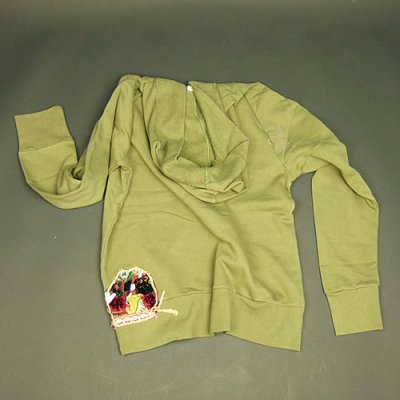 画像1: Jalian Pull-Over Hooded Swet (Olive) MサイズA