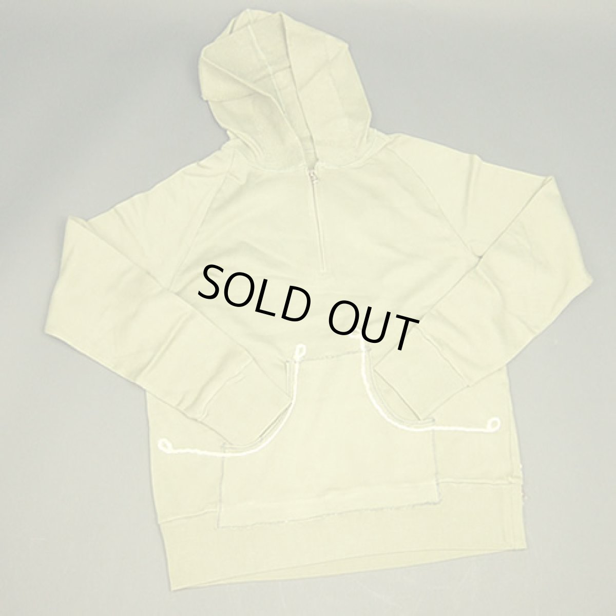画像1: Jalian Pull-Over Hooded Swet (Olive) LサイズA (1)