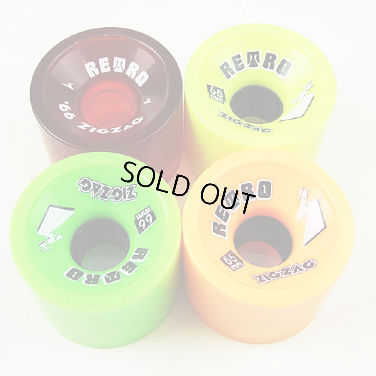 画像1: Abec11 Retro ZigZagsウィール66mm径各種 ウィール1個単位販売 (1)